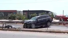 Barranco: camioneta se despista en la Costa Verde y accidente generó alta congestión vehicular