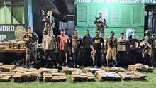 Loreto: capturan a 7 narcos colombianos y un brasileño con 1.5 toneladas de marihuana 'creepy'