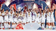 Los merengues supercampeones: Real Madrid alza la Supercopa tras golear a Barcelona