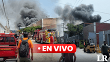 Incendio en Cercado de Lima EN VIVO: 41 unidades de bomberos atienden emergencia de código 4