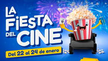 ¡Celebra la Fiesta del cine 2024!: desde el lunes 22 hasta el miércoles 24 de enero todos los cines ofrecerán entradas desde S/6 soles