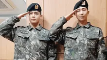 Taehyung y RM de BTS se gradúan como aprendices de élite en su servicio militar en Corea