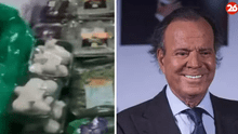 Julio Iglesias es retenido en un aeropuerto de Latinoamérica por llevar 42 kilos de comida en maleta