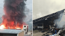 Moquegua: reportan incendio de gran magnitud en un almacén del sector Yaracachi