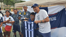 ¡Alianza Lima en Piura!: Leao Butron llegó para inaugurar academia del club que busca talentos