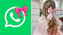¿Cómo activar el 'modo coquette' de WhatsApp y ponerle un moño rosa al ícono de la app?