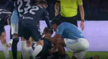Renato Tapia dejó de lado la rivalidad y consoló a jugador de Real Sociedad que sufrió dura lesión