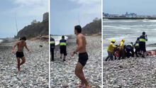 Miraflores: joven desmiente a Serenazgo de la municipalidad que se atribuyó rescate de mujer en playa