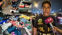 PNP detiene a mujer con 32 denuncias por robo de prendas de vestir en centros comerciales