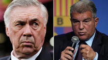 Ancelotti y su tajante respuesta a Laporta por decir que LaLiga y árbitros favorecen al Real Madrid