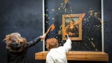 Activistas tiran sopa al cuadro de la Gioconda tras irrumpir seguridad del museo Louvre de París