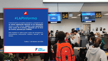 Aeropuerto Jorge Chávez: LAP anuncia hoy retrasos debido a separación entre vuelos