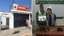Capturan a delincuente cuando celebraba en cantina tras robar una casa de apuestas en Chiclayo