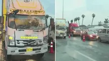 San Borja: choque de buses deja cinco heridos y provoca tráfico vehicular en la Panamericana Sur