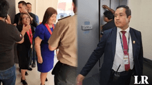 Ministra de la Mujer y congresista Rosselli Amuruz se quedaron atrapadas en un ascensor