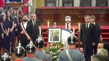 Chile: Gabriel Boric, Michelle Bachelet y Eduardo Frei rindieron último homenaje a Sebastián Piñera
