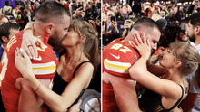 El romántico beso de Taylor Swift y Travis Kelce en el Super Bowl 2024 que pasará a la historia