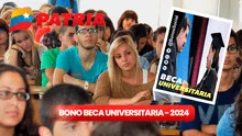 Bono Beca Universitaria, febrero 2024: recibe este subsidio en simples pasos mediante Sistema Patria