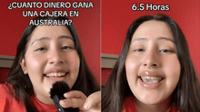 ¿Cuánto gana una cajera en Australia por día? Peruana revela impactante cifra: "más de S/400"