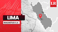Temblor de magnitud 5.4 se registró en Huaral y remeció Lima hoy