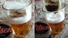 Joven prepara cerveza filtrante y usuarios preguntan dónde venden: "Perfecto para el lonche"