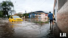 Piura y Tumbes soportan fuertes lluvias por más de 10 horas y calles amanecen inundadas
