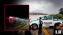 Camioneta es arrastrada por aguas del río Serrán: pasajeros fueron rescatados con vida