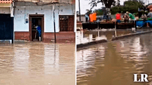 Calles de Tumbes amanecen inundadas a consecuencia de torrenciales lluvias