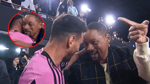 Will Smith y su insólita reacción al estrechar la mano a Lionel Messi, que es viral en redes