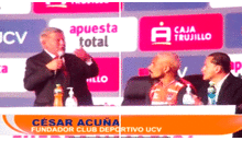 César Acuña en presentación de Paolo Guerrero: “Los grandes acuerdos se logran poniéndonos de acuerdo”