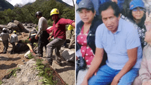 Machu Picchu: hallan cadáver de hombre que fue arrastrado por un huaico junto a su nieta