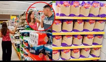Argentinos van a supermercado en Perú y se sorprenden al encontrar productos en "tamaño gigante"