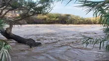 Desborde de río Pisco deja aisladas a 400 familias y arrasa 200 hectáreas de cultivos