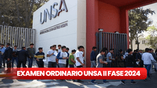 Examen ordinario UNSA II Fase 2024: ¿cuántas vacantes ofrece por carrera y hasta cuándo inscribirse?