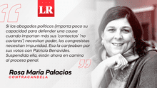 #PorEstosNo, por Rosa María Palacios
