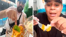 Venezolano y español quedan encantados al probar causa de camote por primera vez: “Es increíble”