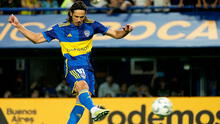 Con hat trick de Edinson Cavani, Boca Juniors derrotó 3-2 a Belgrano por la Copa de la Liga
