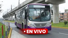 Corredor Morado deja de operar EN VIVO: vocero confirmó reunión con ministro del MTC esta tarde
