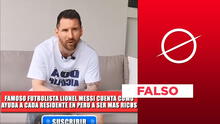 Lionel Messi no abrió proyecto financiero ni lo hizo con la "consultora financiera" Isabella Rodríguez