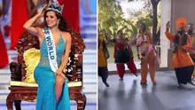 Maju Mantilla vuelve al Miss Mundo a 20 años de su coronación y es recibida con música hindú