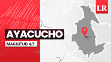 Temblor de magnitud 4.7 se sintió en Ayacucho hoy, según IGP