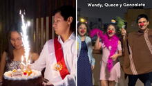 Joven celebró su cumpleaños con temática de personajes ‘icónicos’ del Perú: “La piñata, lo mejor”