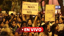 EN VIVO Marcha por el Día Internacional de la Mujer: manifestantes protestan en el parque Kennedy