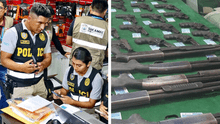 PNP y Fiscalía desarticulan organización criminal que vendía armas al Ecuador