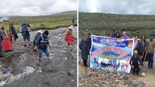 Escolares inician clases a orillas de río en Puno: docentes no pudieron llegar a sus colegios