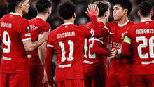 Victoria contundente del Liverpool: goleó 6-1 a Sparta Praga y avanzó a los cuartos de la Europa League