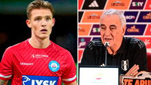 La inédita posición en la que Jorge Fossati usaría a Oliver Sonne en la selección peruana