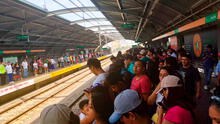 Línea 1 del Metro de Lima: reportan avería de tren eléctrico en la estación Los Jardines
