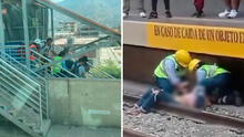 SJL: mujer cayó a los rieles de la Línea 1 cuando intentaba alcanzar el tren en la estación Los Postes