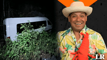 Comediante El Costeño cae a barranco con su camioneta: él y otras 2 personas resultaron heridos